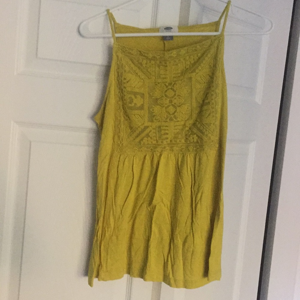 Yellow tank top
